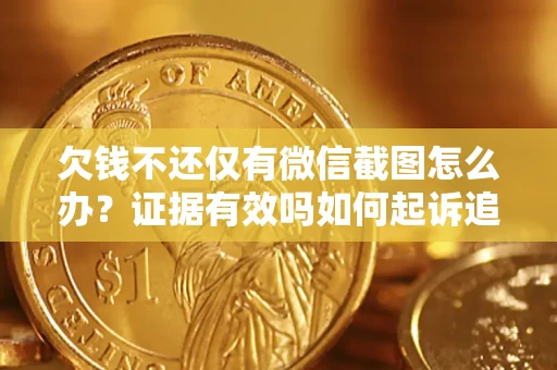武汉欠钱不还仅有微信截图怎么办？证据有效吗如何起诉追回欠款？