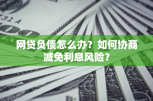 武汉网贷负债怎么办？如何协商减免利息风险？