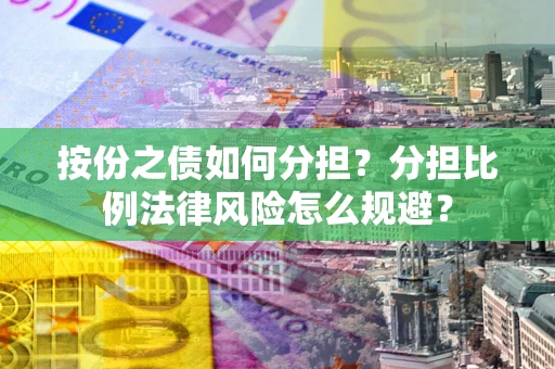 武汉按份之债如何分担？分担比例法律风险怎么规避？