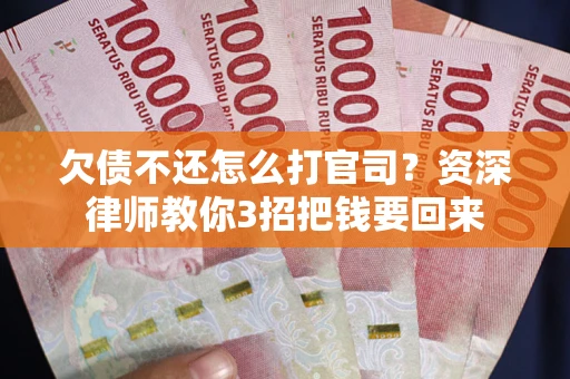 武汉欠债不还怎么打官司？资深律师教你3招把钱要回来