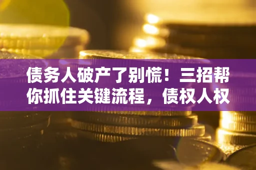 武汉债务人破产了别慌！三招帮你抓住关键流程，债权人权益不再缩水