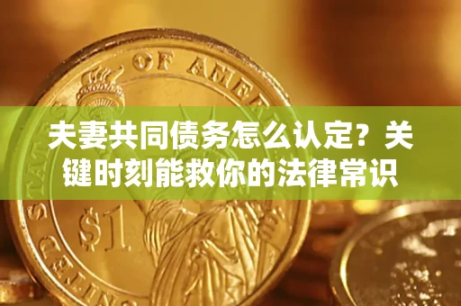 武汉夫妻共同债务怎么认定？关键时刻能救你的法律常识