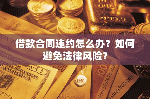 武汉借款合同违约怎么办？如何避免法律风险？